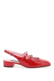 CAREL patent leather pêche slingback mary jane