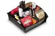 CEP Tea Coffee Storage Home Office Organizer Organiser Distributor Tray - Black