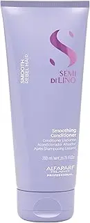 Alfaparf Milano Semi Di Lino Smooth Conditioner for Frizzy and Rebel Hair - All Soft Detangling Conditioner with Flax Seed for Humidity Control - Anti Frizz & Hair Straightening Treatment