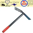 Double End Rake Hoe Metal handle culve both end garden hand tools yard outdoor