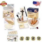 10" Round & 11" Oval Proofing Baskets with Full Sourdough Starter Accessory Kit
