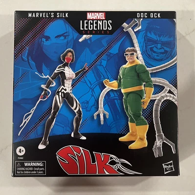 Brand New Sealed Hasbro Marvel Legends Silk & Doc Ock (Amazon Exclusive) 2 Pack!
