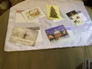 Christmas Cards Holiday Assorted 5 Cards w/Envelopes Colonial Williamsburg