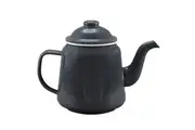 Falcon Enamel Teapot Deluxe 2 Tone 1.5L Dark Grey & White