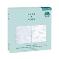 在飛比找蝦皮商城優惠-【Aden＆Anais】有機棉多功能包巾2入/共3款