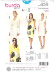 Burda Style 6773 Dress sewing pattern sizes 8-18 uncut