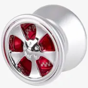 NEW DUNCAN Metal Racer YoYo Yo Yo-Yo Yoyo - Red & Silver Machined Aluminium