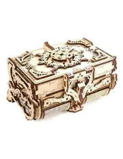 [UGEARS] Antique Box 185 Piece Wooden 3D Puzzle Gift Set