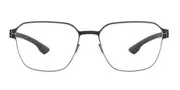 Ic! Berlin M1659 MB 12 Black Women’s Glasses Black Size 51 - Private Health Rebate - Blue Light Block Available