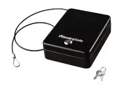 P005K Small Safe Lock Box with Key Lock for Office or Dorm Ex 2.6 in. H x 5.9...