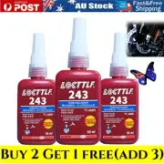 50ML Thread Lock Bolt Medium Strength Fast Fix Screw Glue 243 Threadlocker