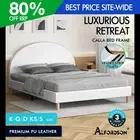 ALFORDSON Bed Frame Queen Double King Single Mattress Base Platform Leather