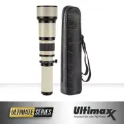 Super Zoom 650-1300mm f/8 High Definition Manual Lens with Protective Case