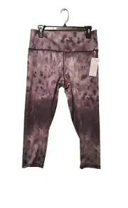 NWT BALANCE COLLECTION High Rise Capri Dri-Wik Moisture-Wicking Plum Size XL