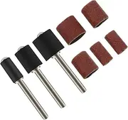 Nail Manicure Sanding Bands Set Grit Drum Sleeves for Rotary Tool Professional Nail Sandpaper Bands for Manicure and Pedicure Compatible with Nail Drill Kits