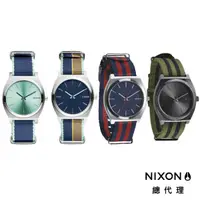 在飛比找蝦皮商城優惠-NIXON TIME TELLER 極簡小錶款 帆布錶帶 手
