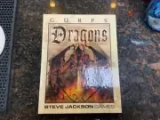 Steve Jackson Games GURPS Dragons Hardcover Out of Print New RPG