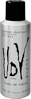 Ulric De Varens UDV Deoderant Body Spray Black 200ml