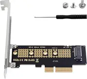 Duttek M.2 to PCIE Adapter 4.0,3.0,2.0, 1.0, NVME PCIe Adapter X4 for 2230/2242/2260/2280 M.2 NVMe Solid State Drives, PCIE X4 M.2 NVME Protocol Expansion Card