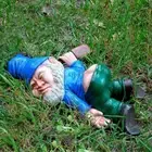 Garden Gnome Statue Ornament Outdoor Decor Statue Sculpture New K1 Drunken W9P6
