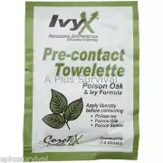 Lot of 10 - Poison Oak / Ivy - Pre Contact Towelettes