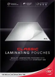 BL125MA5 Laminating Pouch, A5 125 Micron PK100