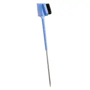 Double Sided Control Hair Comb Hair Edge Brush Comb Hair Edge Brush with Rat Tail Comb Hair Stylings Tool for Women Girl Blue