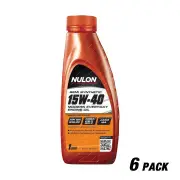6 Pack Nulon 15W-40 Modern Everyday Engine Oil 1L ME15W40-1 1 Litre