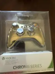 Microsoft Xbox 360 Special Edition Gold Chrome Series Controller NEW