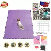 Colorful Kids Interlocking Puzzle Floor Mats - Soft & Safe Play Area 142x114cm