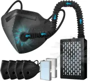 Portable Electric Air Purifier Mask with Long Battery Life for Dust & Painting