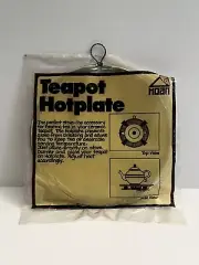 Vtg HOAN for Glass / Ceramic Teapot Hot Plate Trivet for Gas Burner Stove NOS!