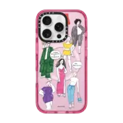 iPhone 16 Pro Impact Case MagSafe Compatible WALNUT- Fashion Girls