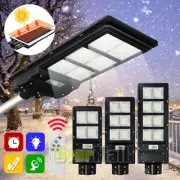 120W Solar Flood Light Motion Sensor Security Wall Street Outdoor Garden Lamp