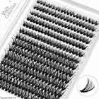 280PCS DIY Lash Extension Individual Lashes Cluster C D Curl Eyelash Eyelashes++