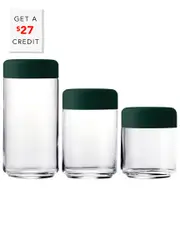 Mepra Set of 3 Urano Canisters with $27 Credit