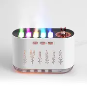 GGP White Dynamic Color Changing Humidifier Sound Control & Auto Shut Of
