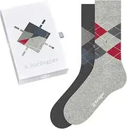 [Burlington] Basic Gift Box Men's Soft Combed Cotton Socks