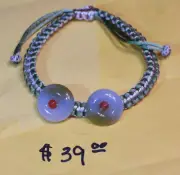 Jadeite Jade Safety Pendant Hand Tied String Bracelets Your Choice of 1