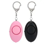Security Alarm Key Chain Women Elderly Emergency Safety Alarm With LED Light HR6