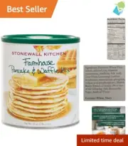 Finest 33 oz Pancake & Waffle Mix with Rich Vanilla Aroma - Gourmet Delicacy