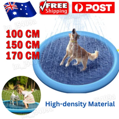 Sprinkler Play Mat Water Toy Dog Pool Beach Splash Pad Centre Spray 100-200 cm