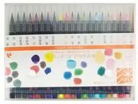 在飛比找樂天市場購物網優惠-『SAKURA』(彩)日本彩繪毛筆 20入 / 盒