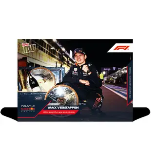 Topps Now - F1 23年澳洲站冠軍Max - Wins eventful race in Australia