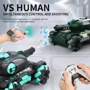 Rc Tanks 2.4G Dual Control Mode Armored Vehicle Water Bombs Watch Remote Toy Hot