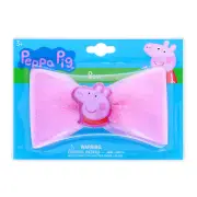 Peppa Pig Girls Fashion Accessory Hair Bow Barrette Clip Sparkle Design
