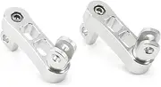 Motorcycle Accessories Highway 360° Rotatable Foot Pegs Footrests For Sportster Dyna Softail Touring Fit For Road Glide/King (Size : Silver)