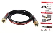 Female to Female Short Garden Hose 5/8 in x 3 3' (feet) Double Females Black