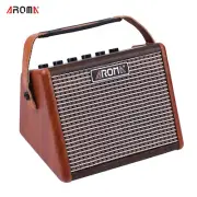 Aroma Guitar Amplifier 15W Electric Universal Amp Speaker Bluetooth Rechargeable