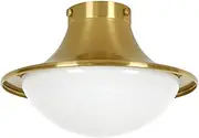 Beacon Lighting Maine 1 Light Batten Fix in Brass